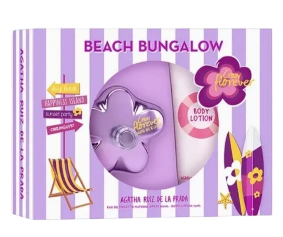 Estuche Beach Bungalow Crazy Florever Edt 80Ml+75Ml B/L Mujer