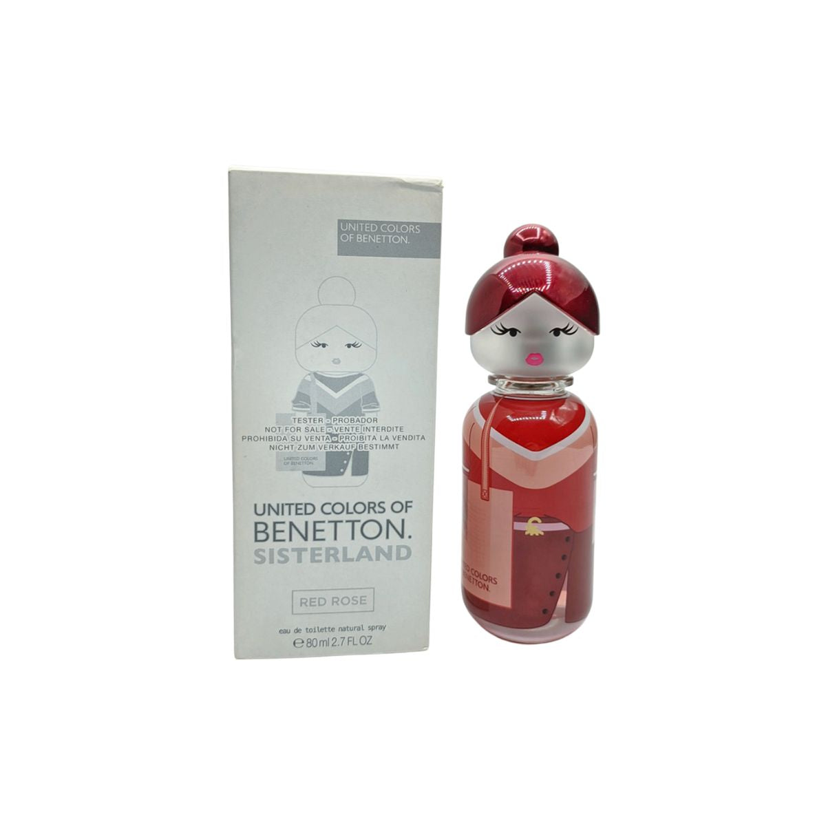 Sisterland Red Rose Benetton Edt 80Ml Mujer Tester