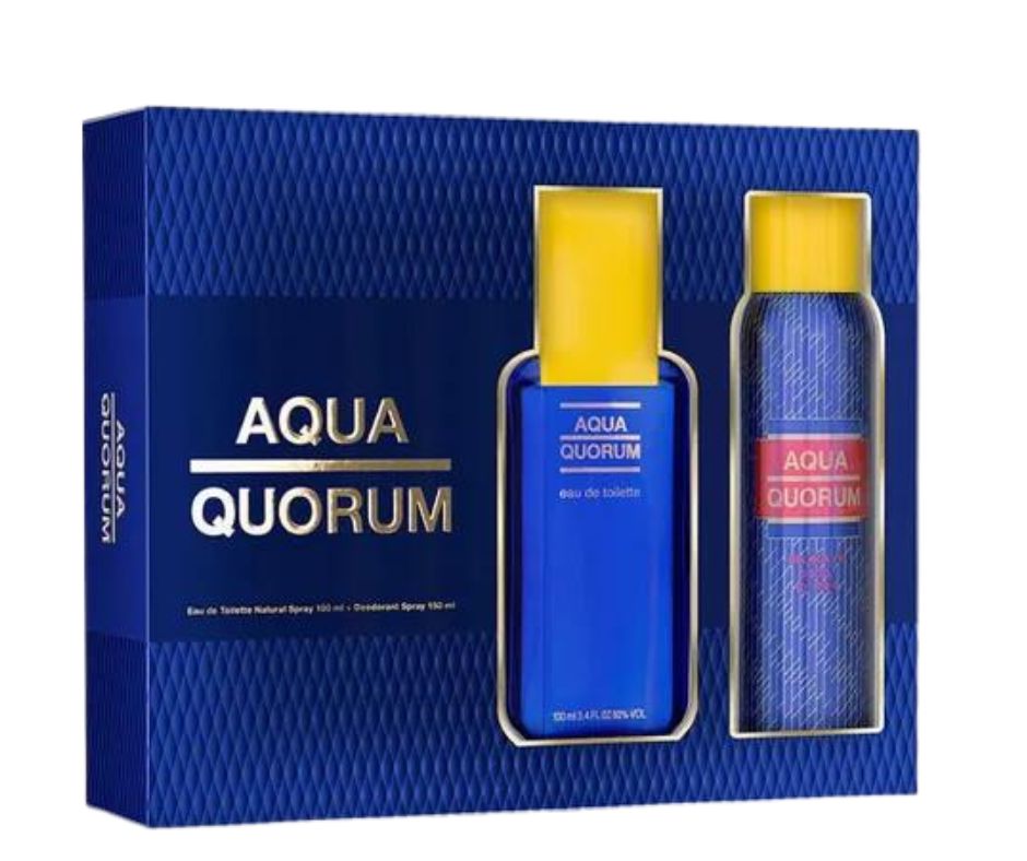 Estuche Aqua Quorum Edt 100+150Ml Deo Hombre