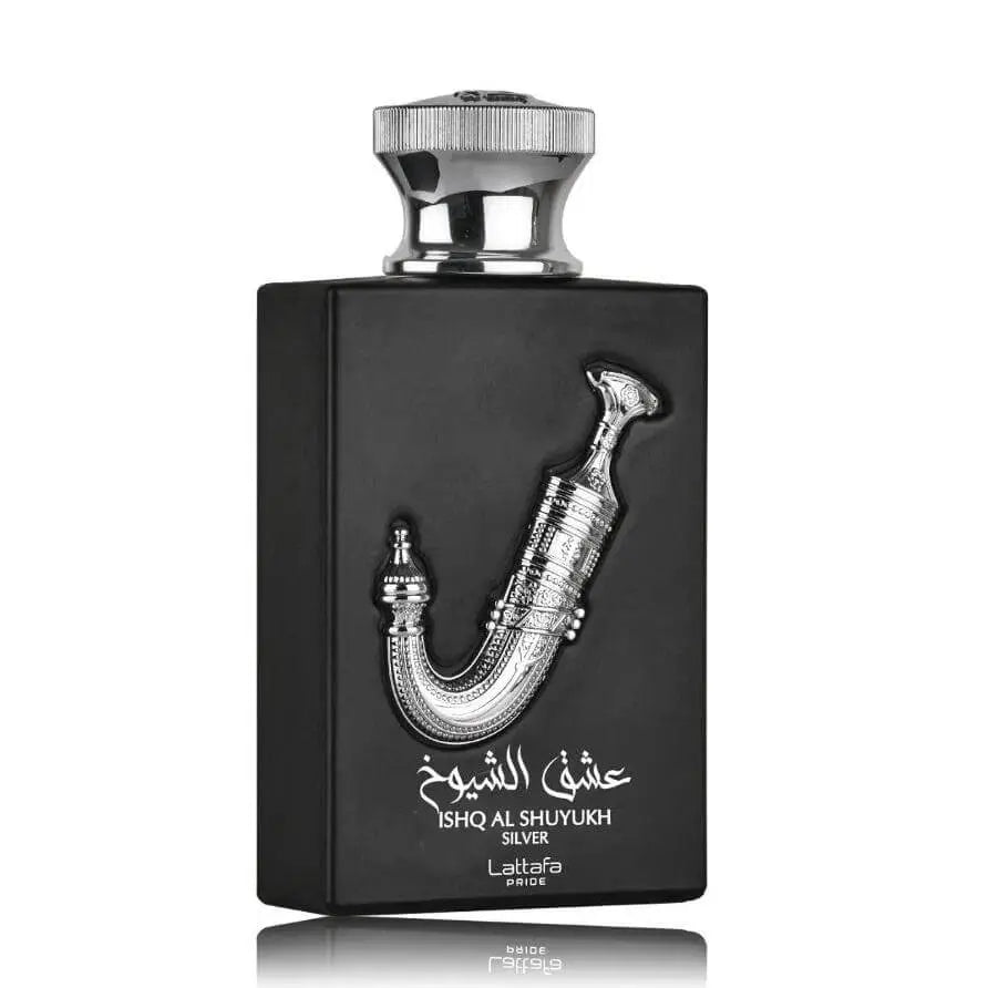 Pride Ishq Al Shuyukh Silver 100Ml Edp Unisex Lattafa Perfume- Inspirado en 1 Million Lucky Rabanne