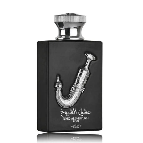 Pride Ishq Al Shuyukh Silver 100Ml Edp Unisex Lattafa Perfume- Inspirado en 1 Million Lucky Rabanne