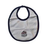 Babero M Monster Cars C/Impermeable Blanco Azul