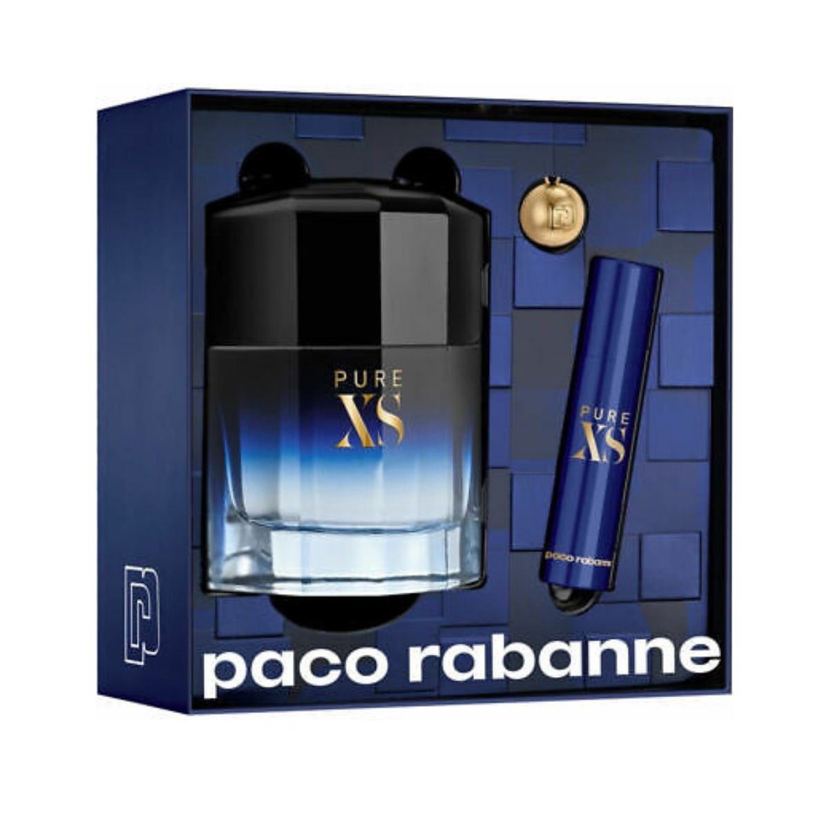 Estuche Pure Xs Edt 100Ml+10Ml Mini+Llavero Hombre