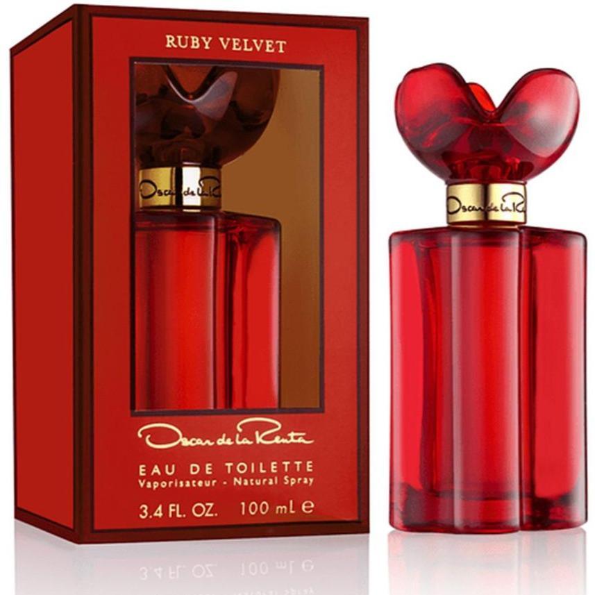 Ruby Velvet Oscar de la Renta Edt 100ML Mujer