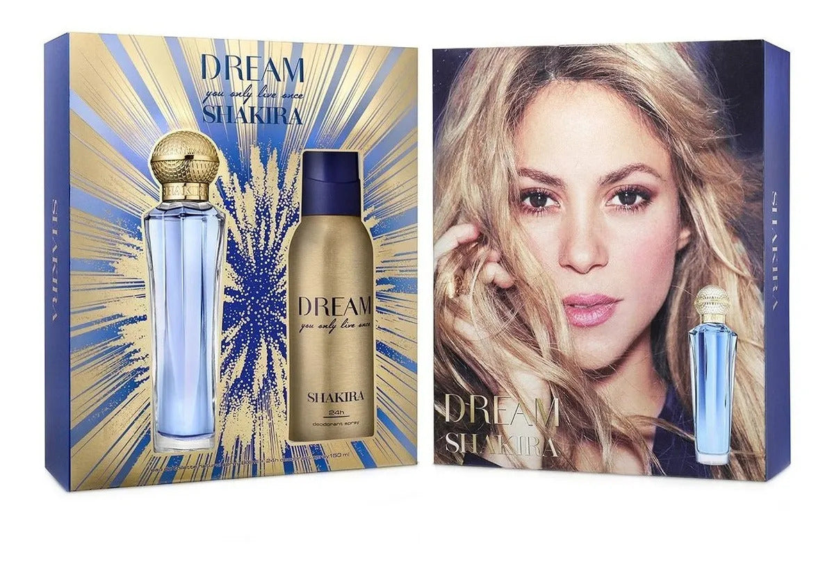 Estuche Shakira Dream You Only Live Once Edt 80Ml+ 150Ml Deo 24h Mujer