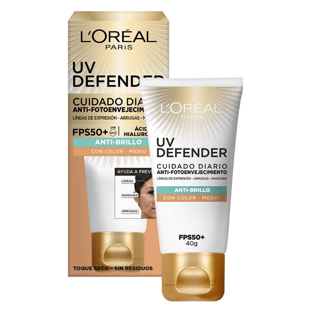 D. Exp Uv Defender Anti-Brillo Fps50 Tono Medio