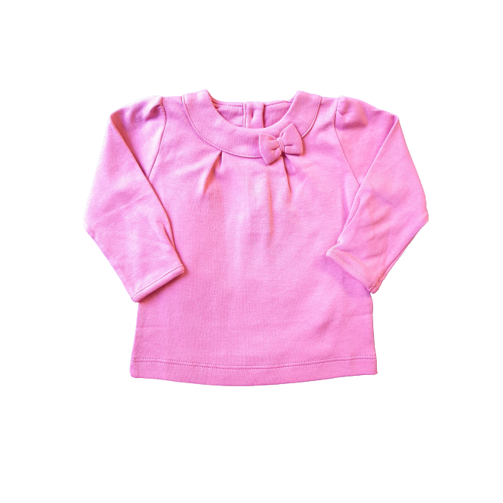 Remera  Babycottons Pima Colors Ruffles T-shirt Fucsia