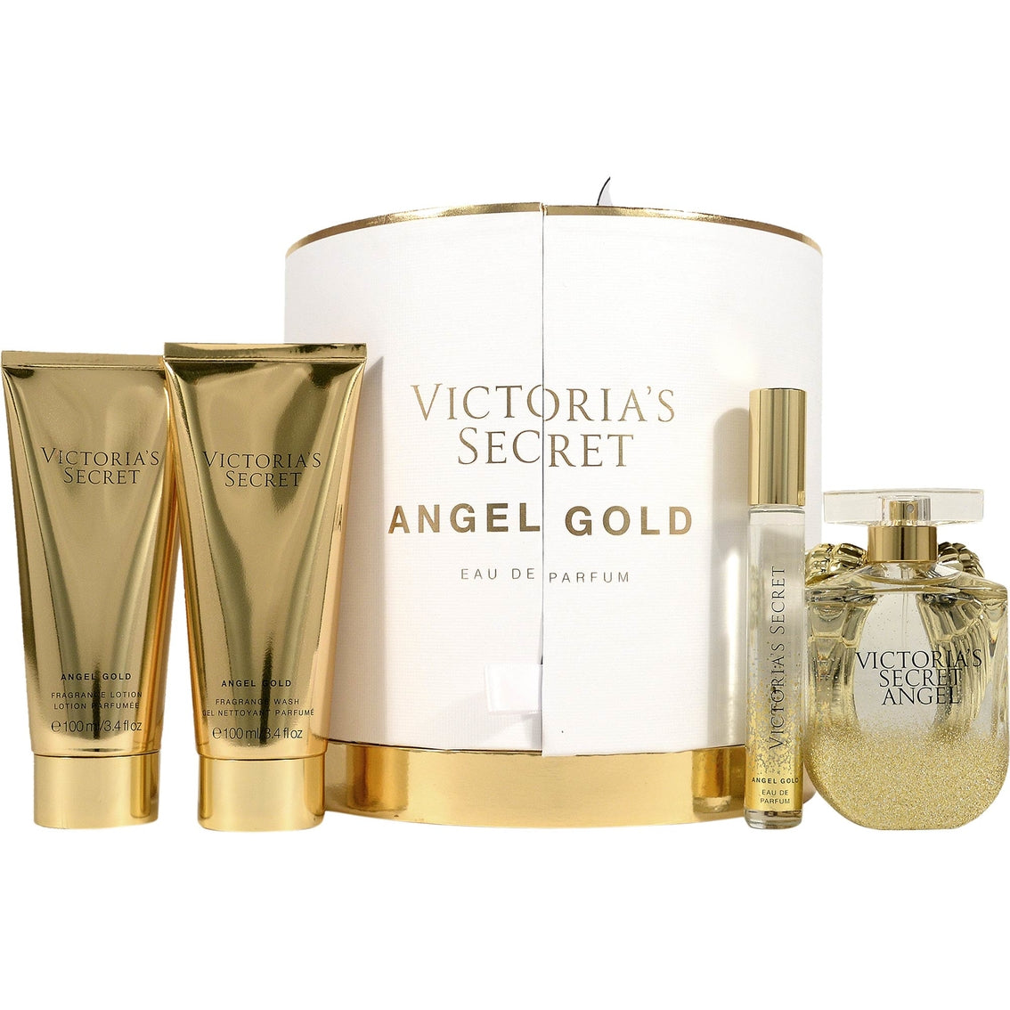 Victoria´s Secret Angel Gold Set 50ml+100ml+100ml Edp Mujer