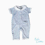 Enterito Babycottons MC PL Bateau Blanco Celeste