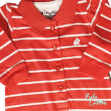 Enterito Babycottons Cruise Girl Ray Jersey ML PL Con pie Coral