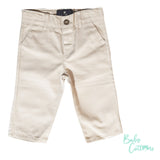 Pantalón Babycottons Cumple BB Drill Beige