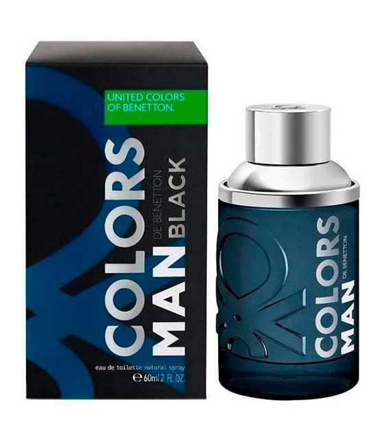 Colors Black Man Benetton Edt 60Ml Hombre