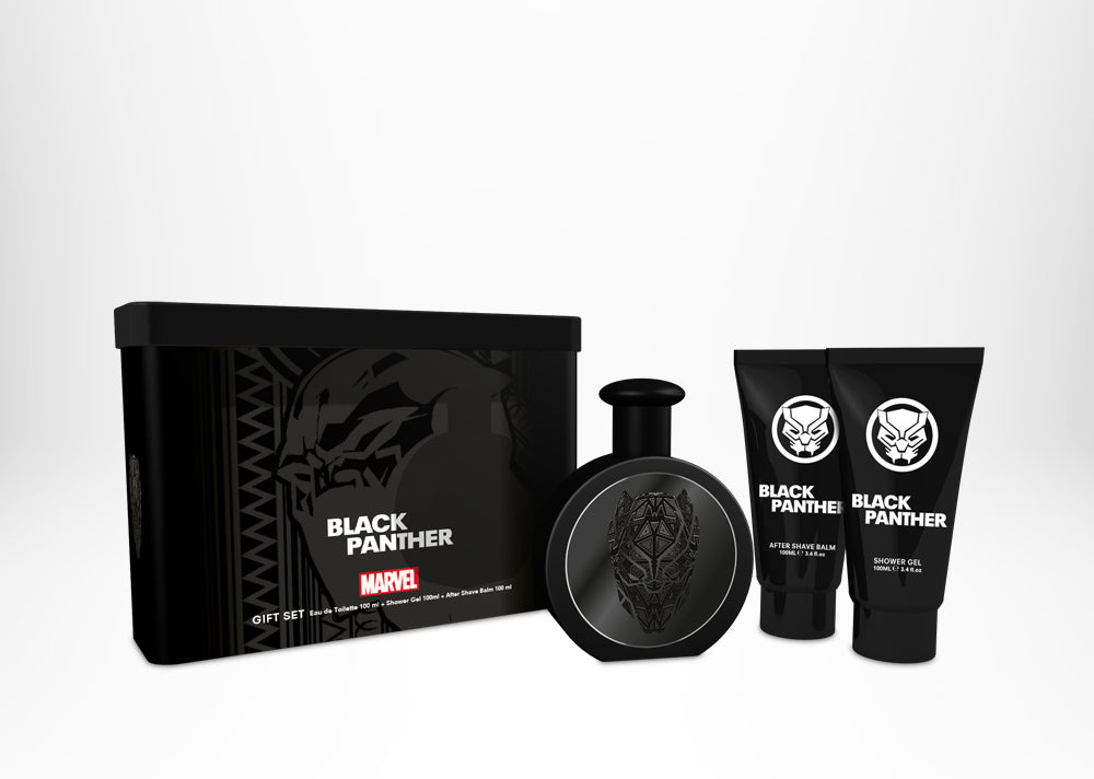 BLACK PANTHER 3PC TIN ESTUCHE 100EDT+SG+ASB MARVEL