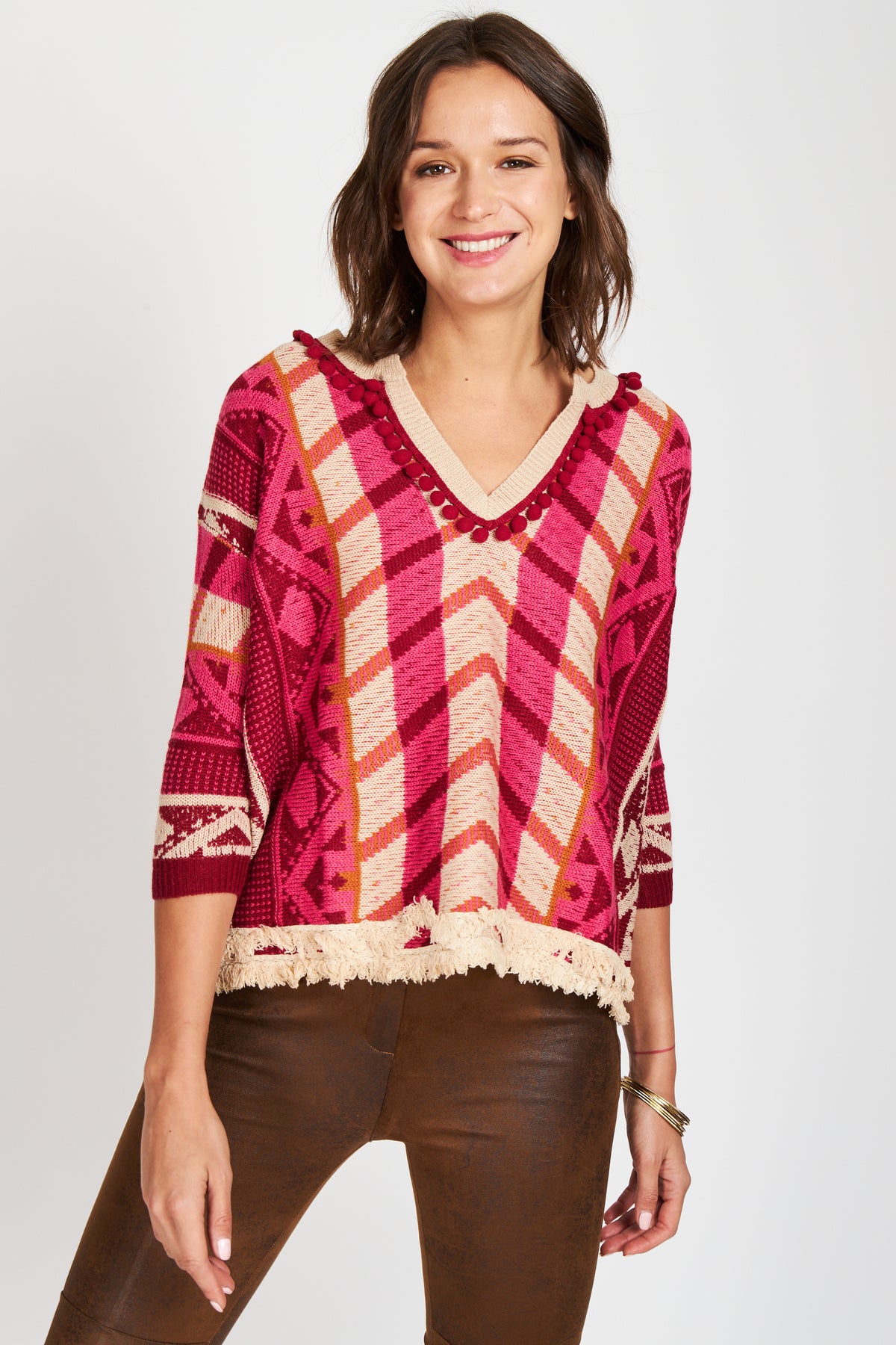 Sweater Rapsodia Enriqueta Fucsia