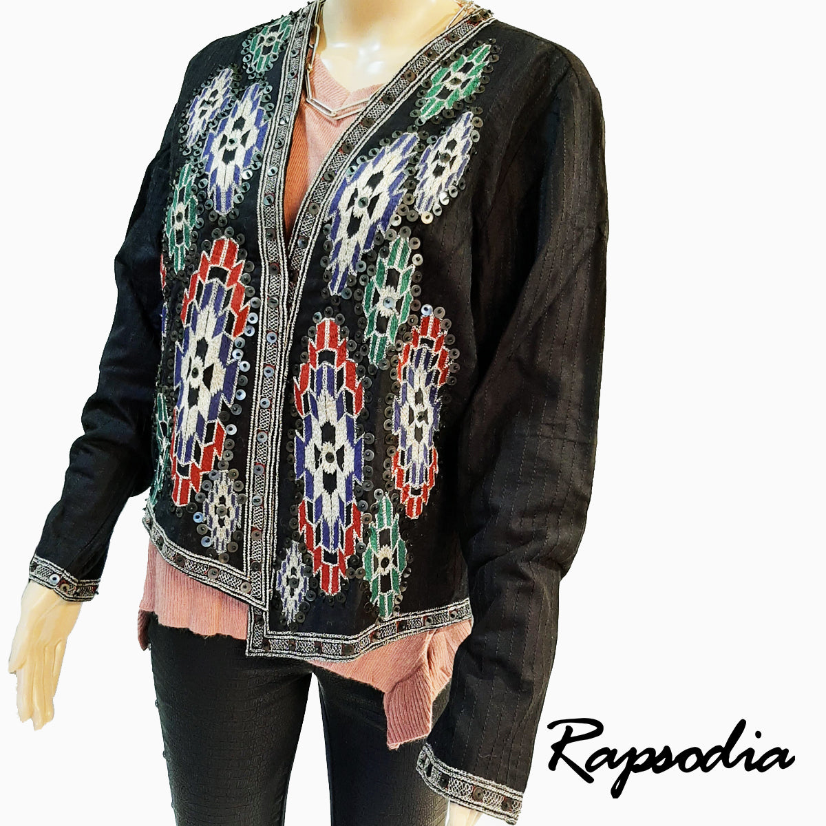 Chaqueta Rapsodia Kaori Negro