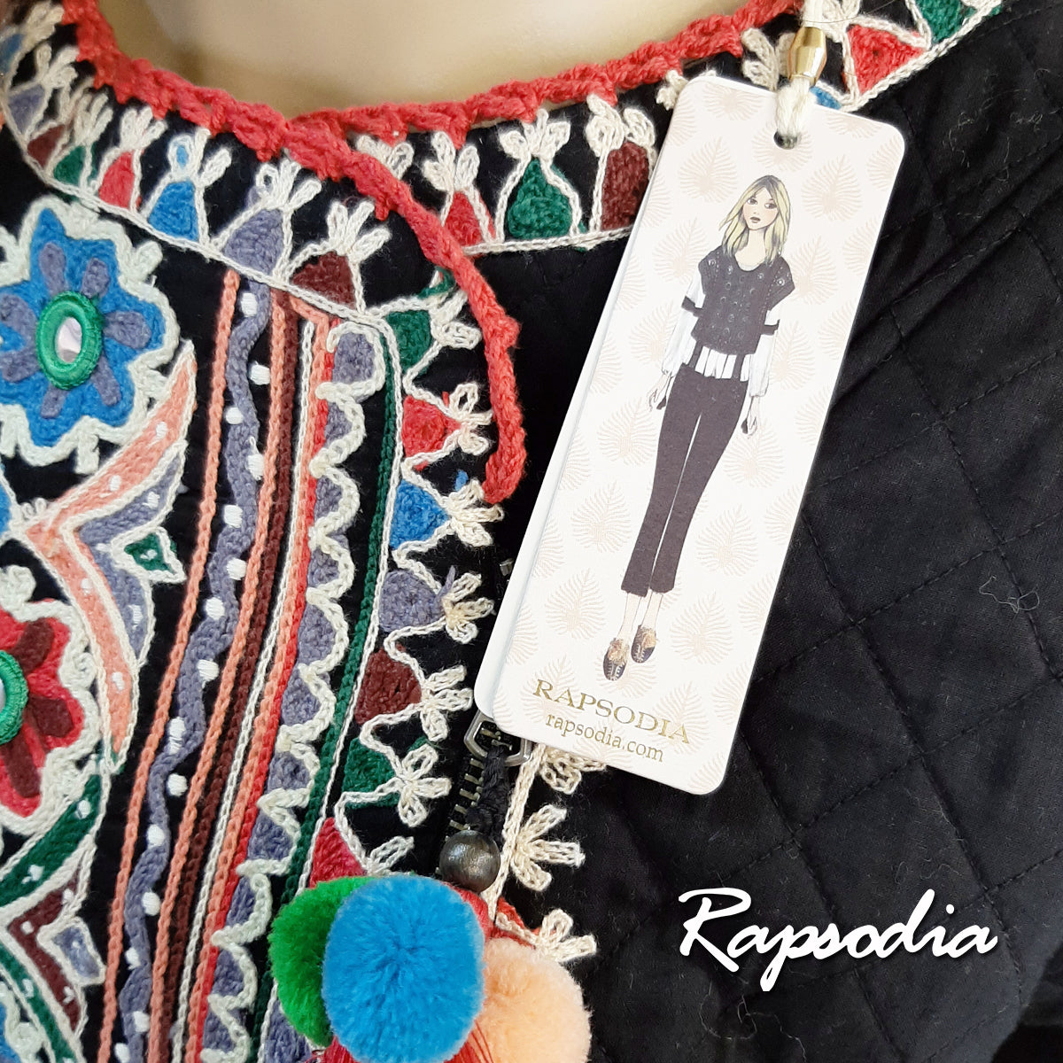 Chaqueta Rapsodia Oloi Negro