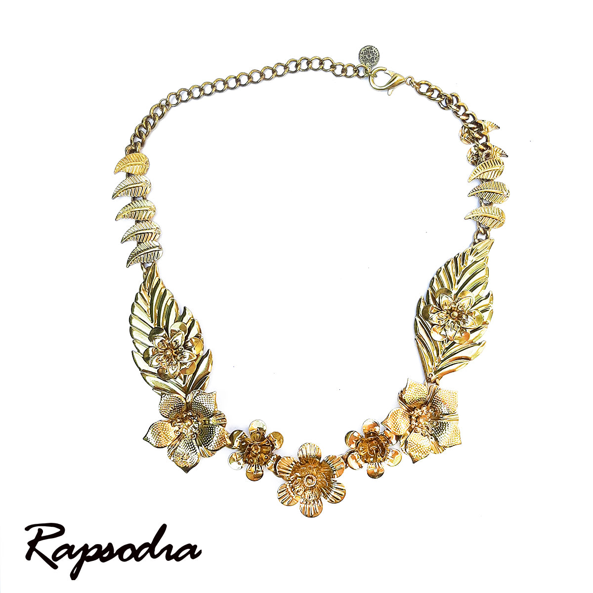 Collar  Corto Rapsodia  Flor  Dorada