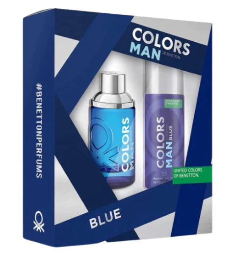 Estuche Colors Blue Man Benetton Edt 100Ml+Deo 150Ml Hombre61