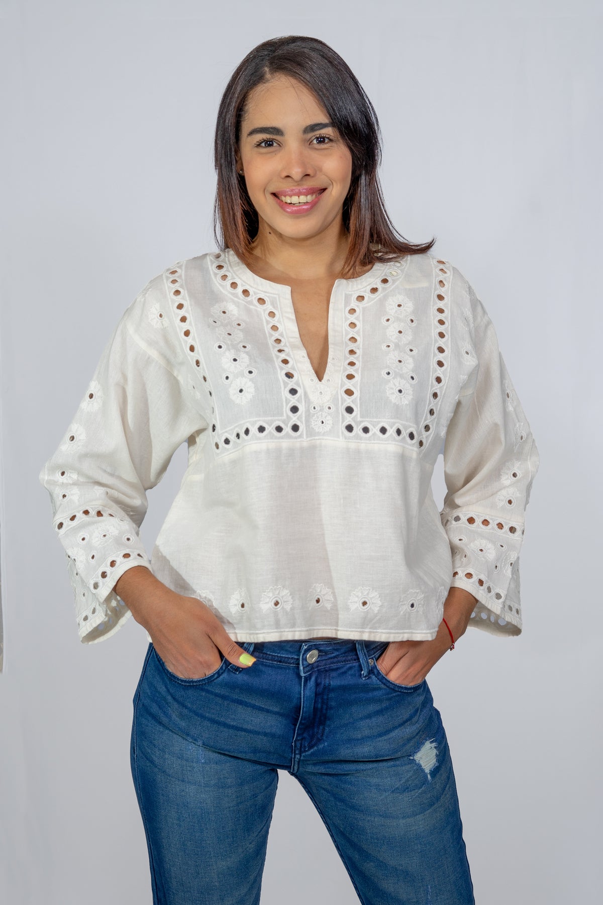 Blusa Rapsodia Miniki Crudo