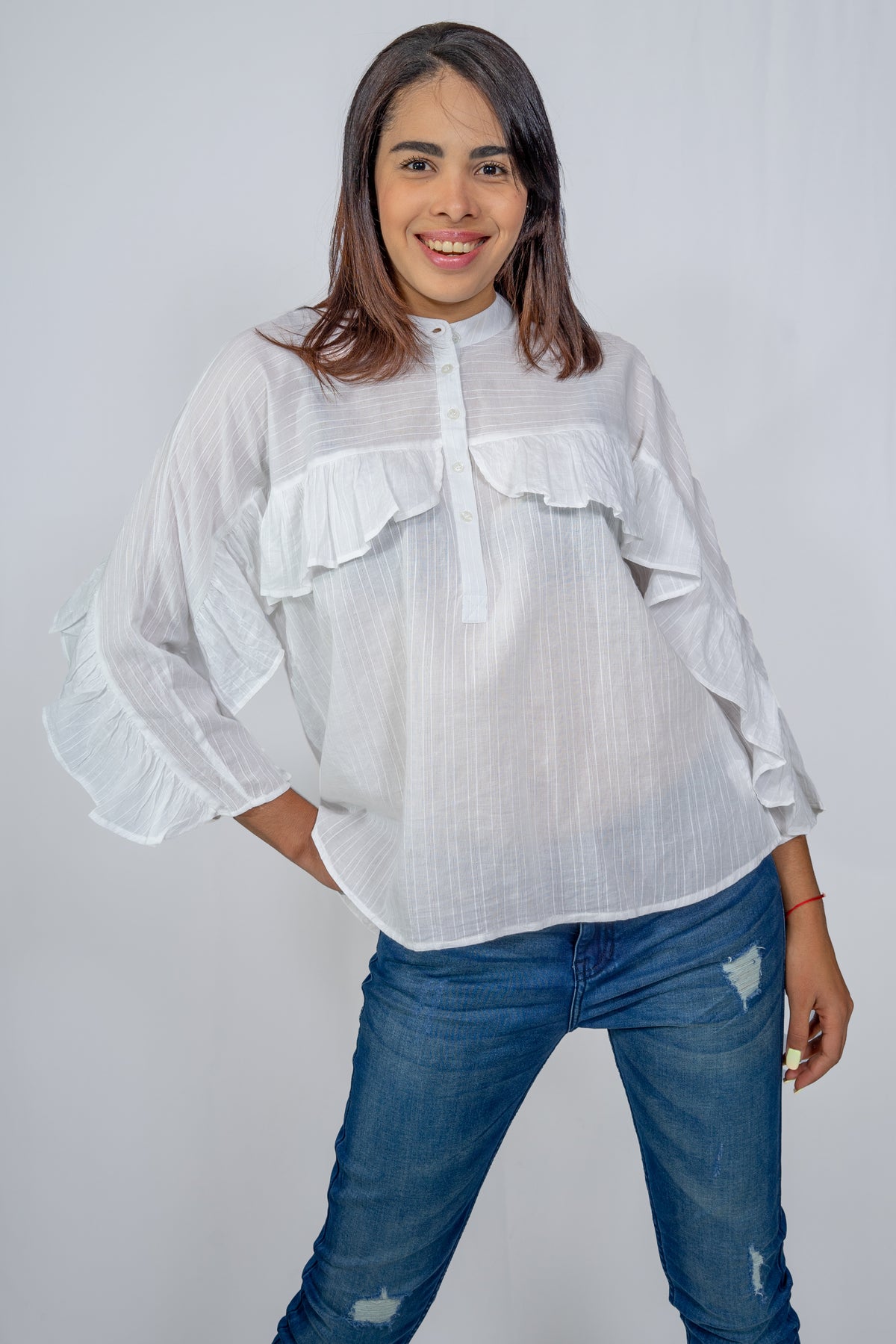 Blusa Rapsodia Belebey Crudo