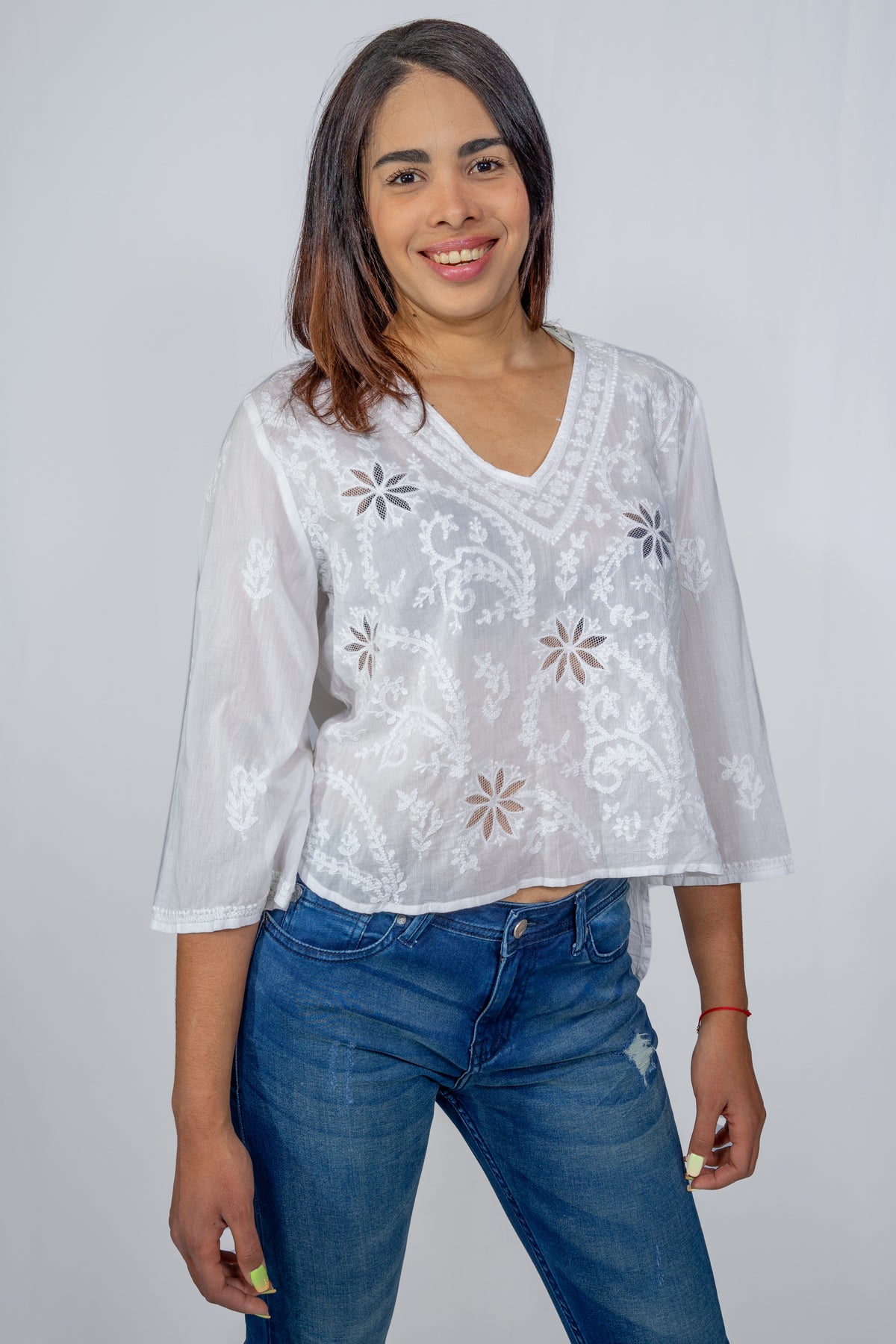 Blusa Rapsodia Balajna Blanco