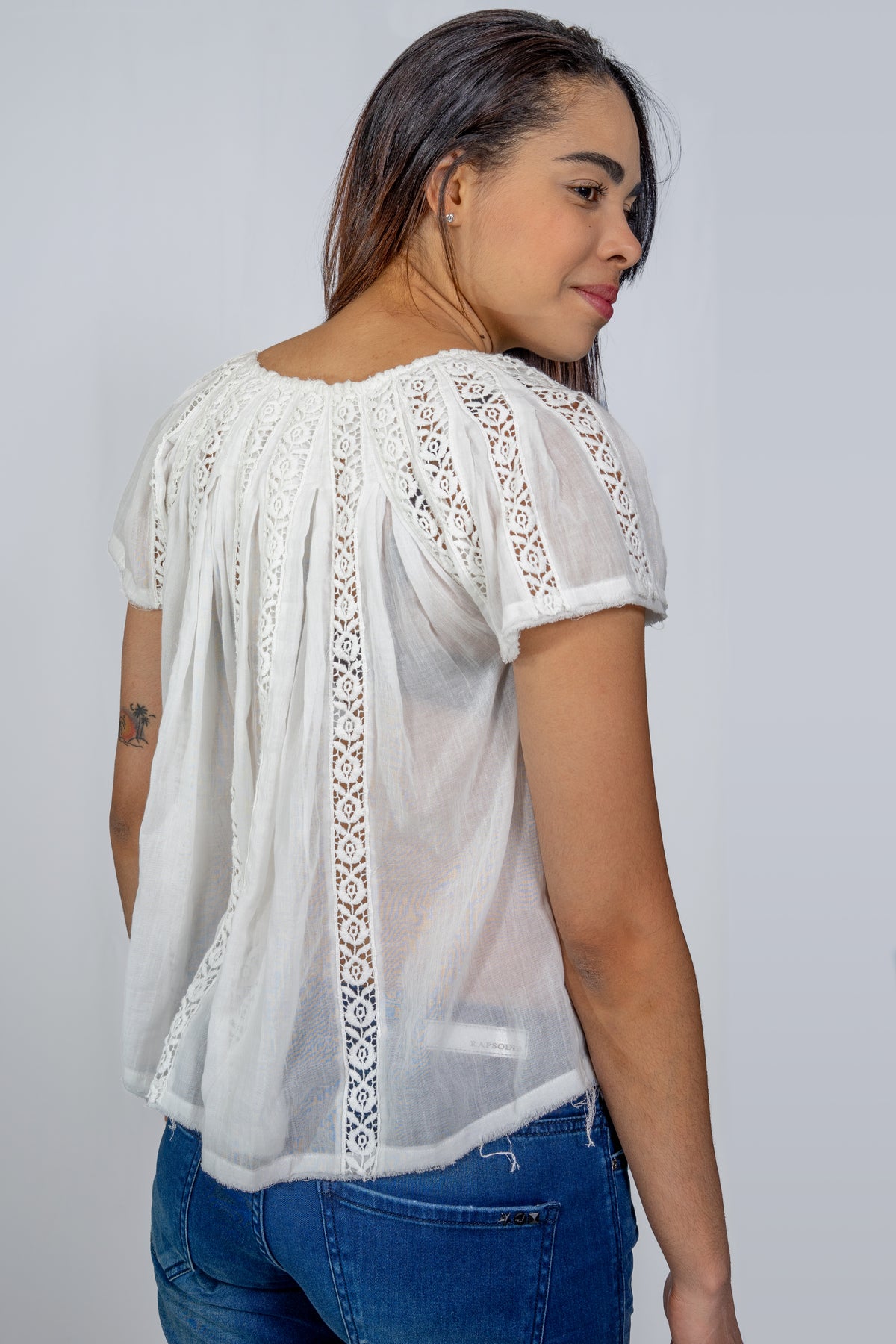 Blusa Rapsodia Malik Blanco