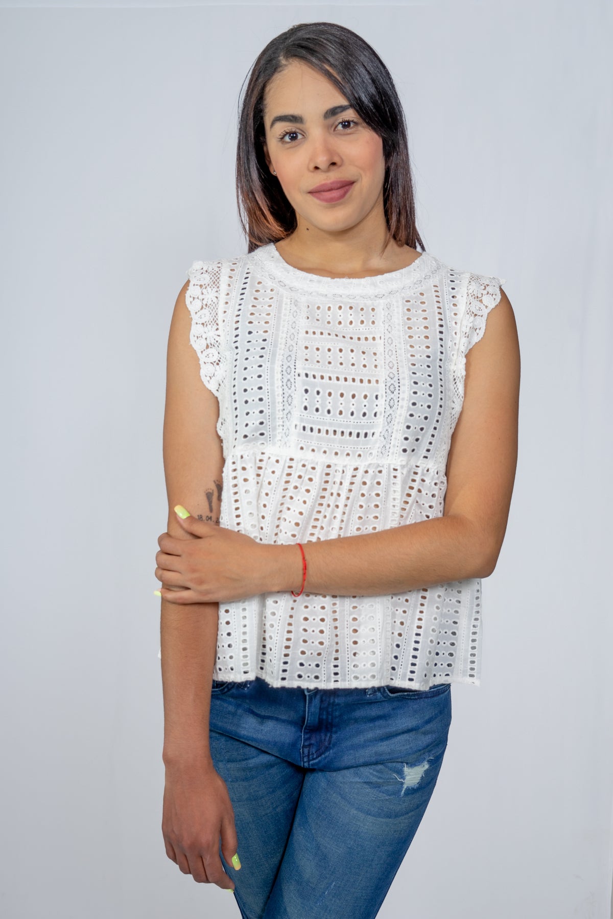 Blusa Rapsodia Beverly Blanco