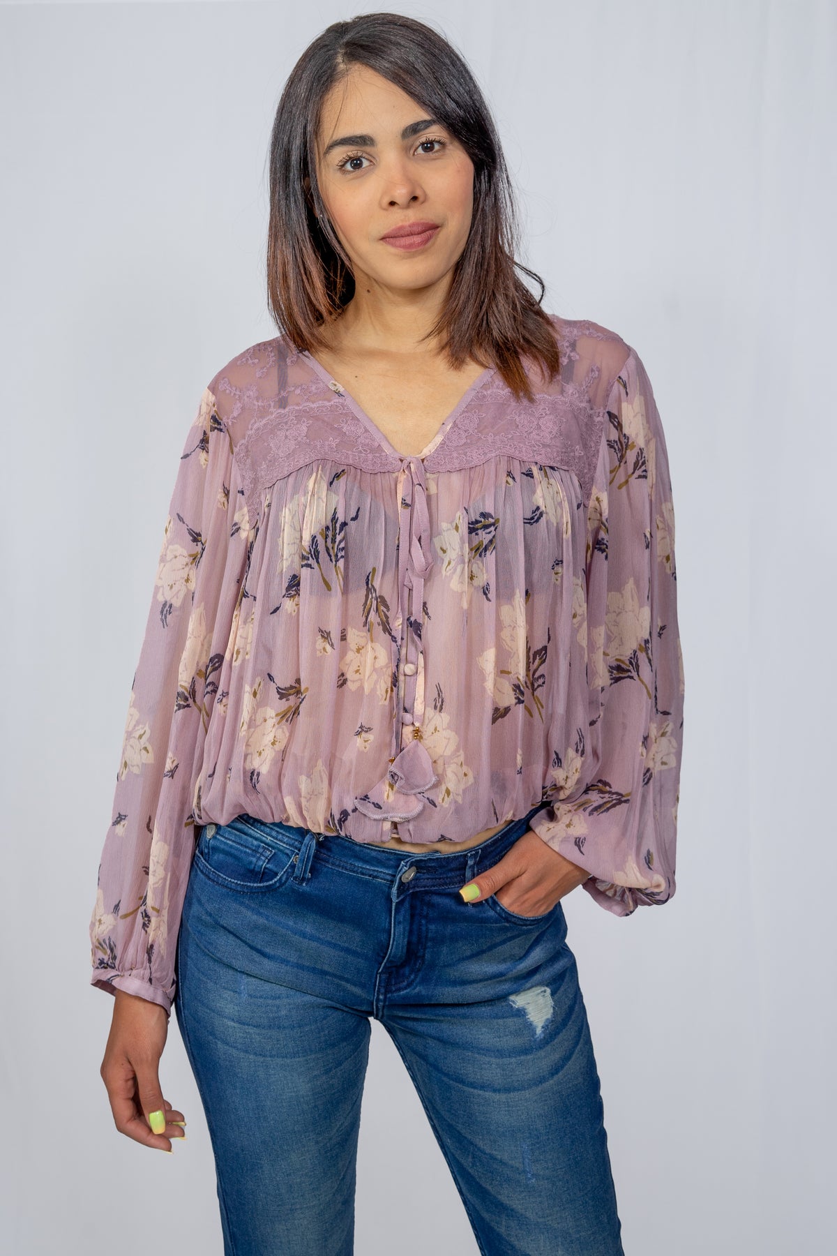 Blusa Rapsodia Medows Violeta