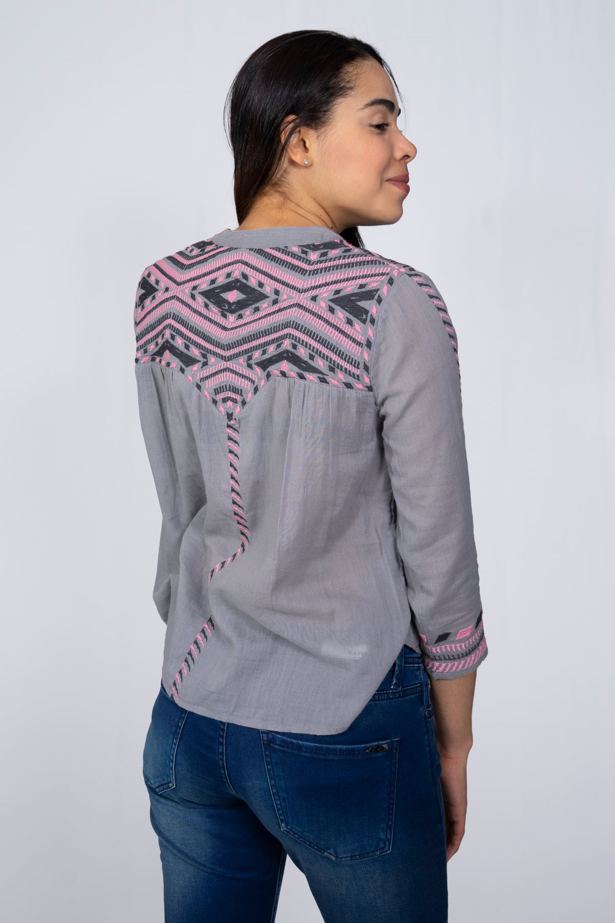 Blusa Rapsodia Savina Gris