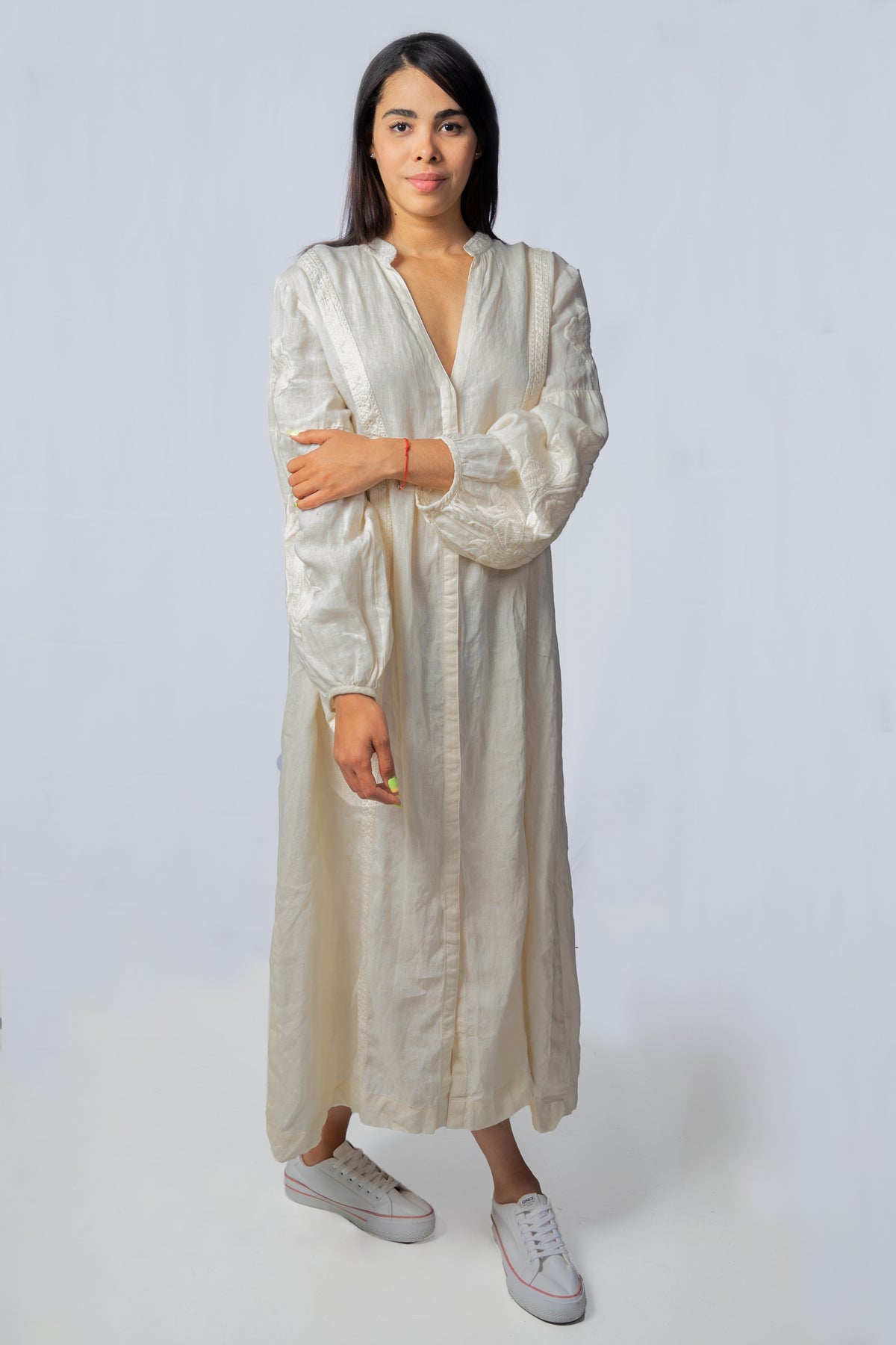 Kimono Rapsodia Azu Long Blanco