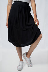 Falda Rapsodia Terracota Negro