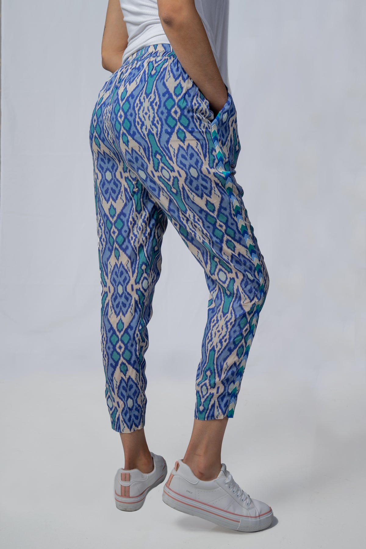 Pantalon Rapsodia BB Ropes Ikat Azul