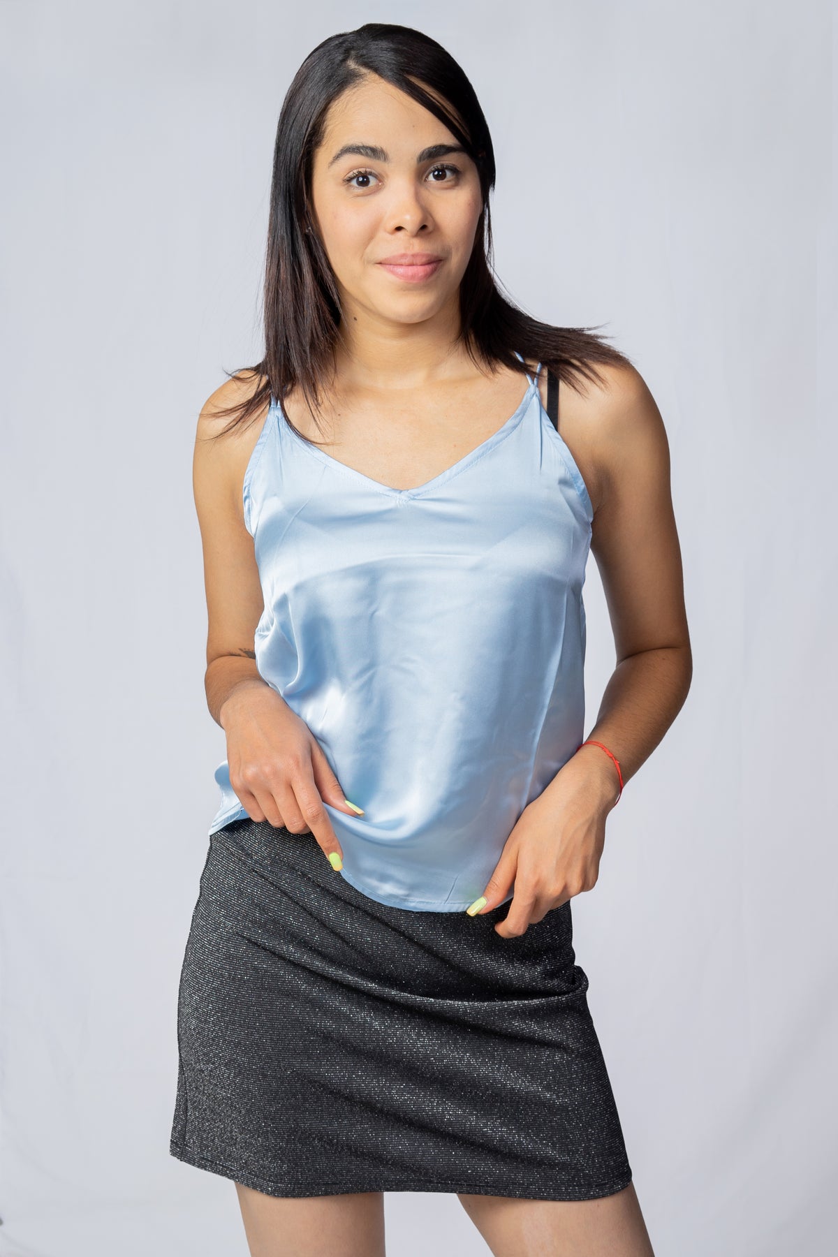 Blusa Only Top Ondafina Azul