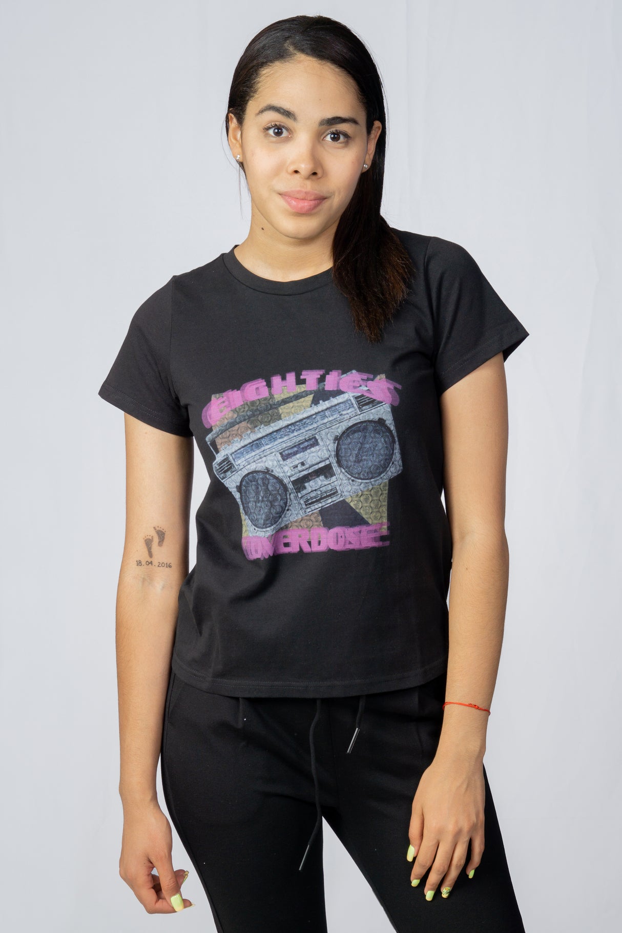 Polera Noysi May Nmnate  Negro s/s