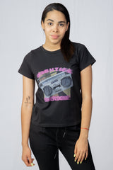 Polera Noysi May Nmnate  Negro s/s