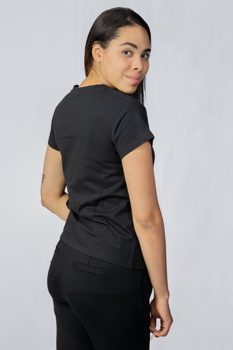 Polera Noysi May Nmnate  Negro s/s