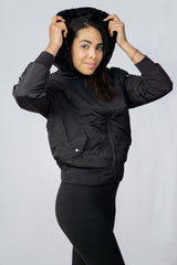 Chaqueta  Jacqueline Jdykacy Reversible Negro