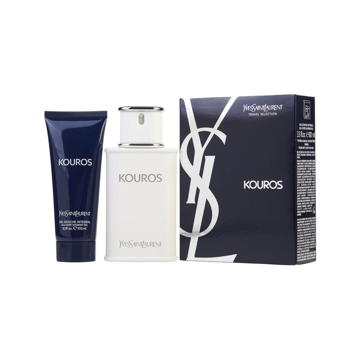 Estuche Ysl Kouros Travel Selection Edt 100Ml+100Ml G/D Hombre