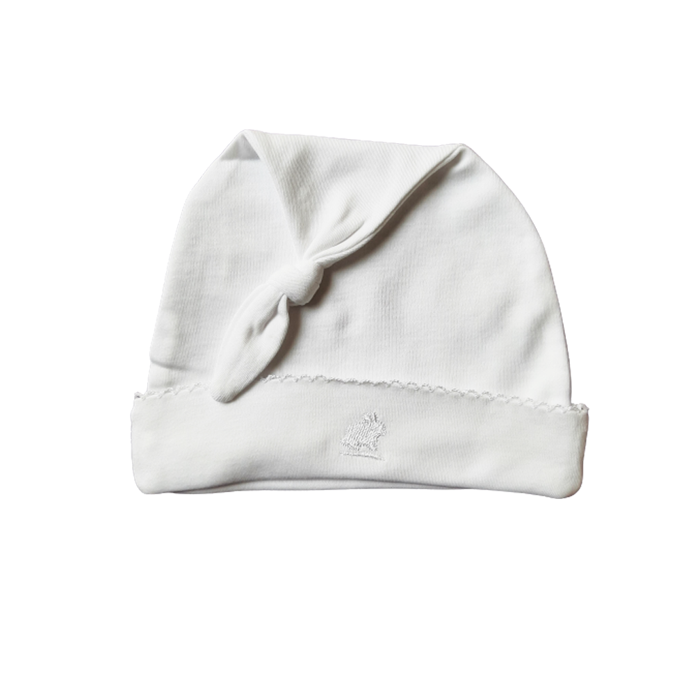 Gorro Babycottons C/nudo Blanco