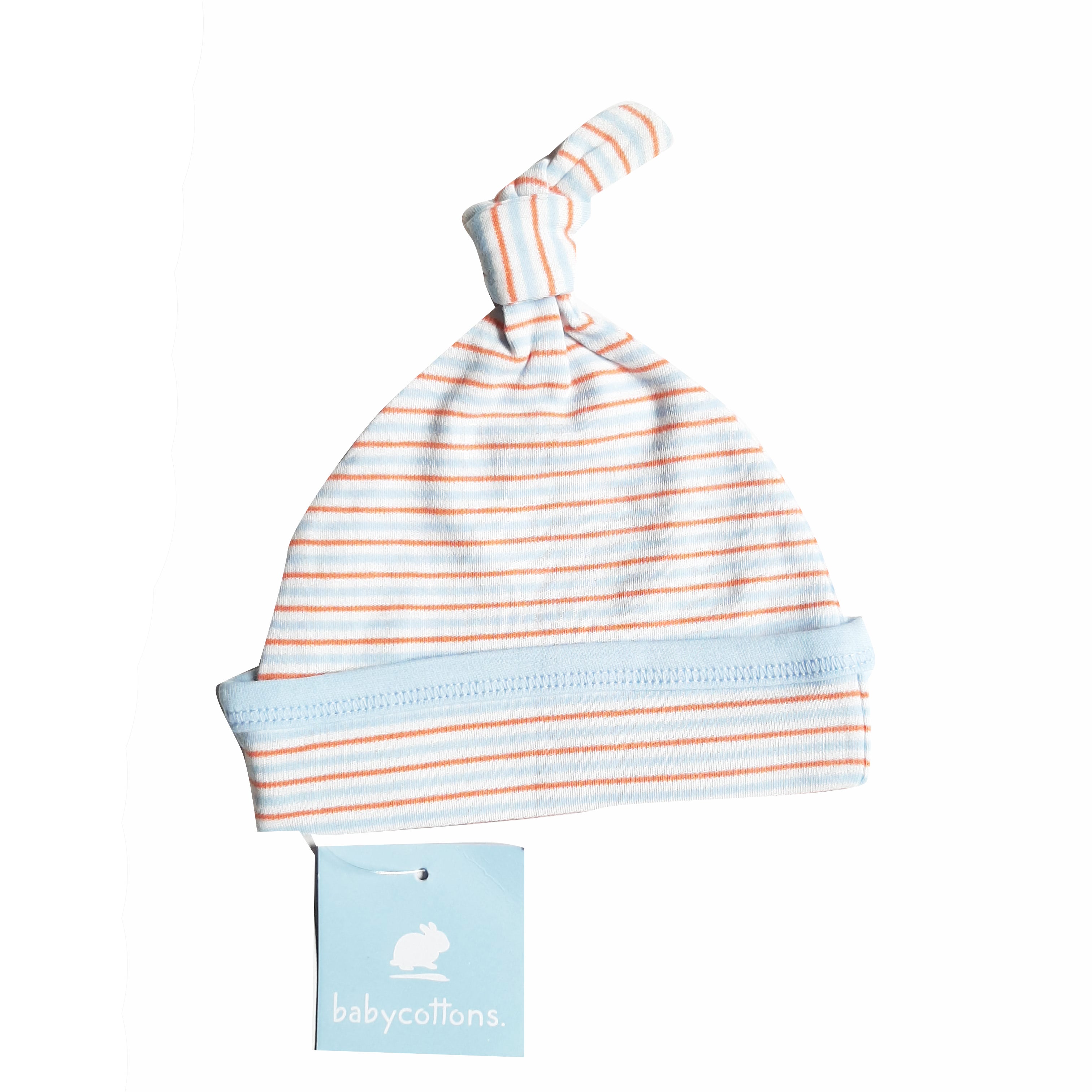 Gorro  Babycottons C/Nudo Oriente Dragon Bco-Azulino