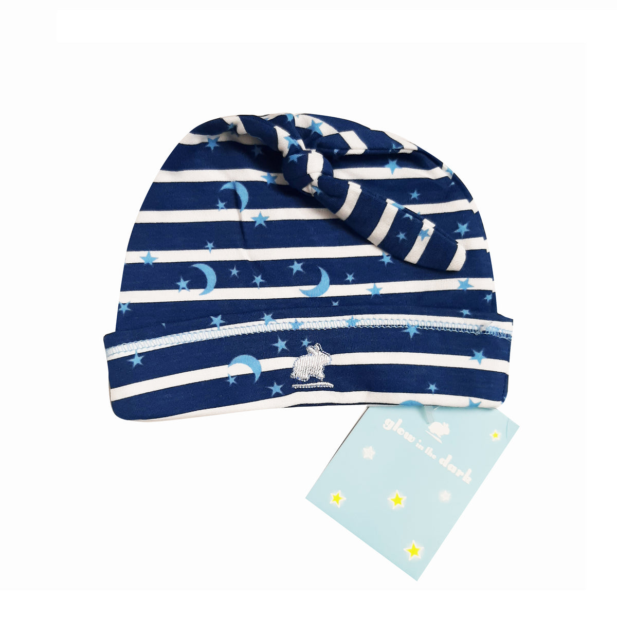 Gorro Babycottons C/Nudo New Sason Glow E Azul