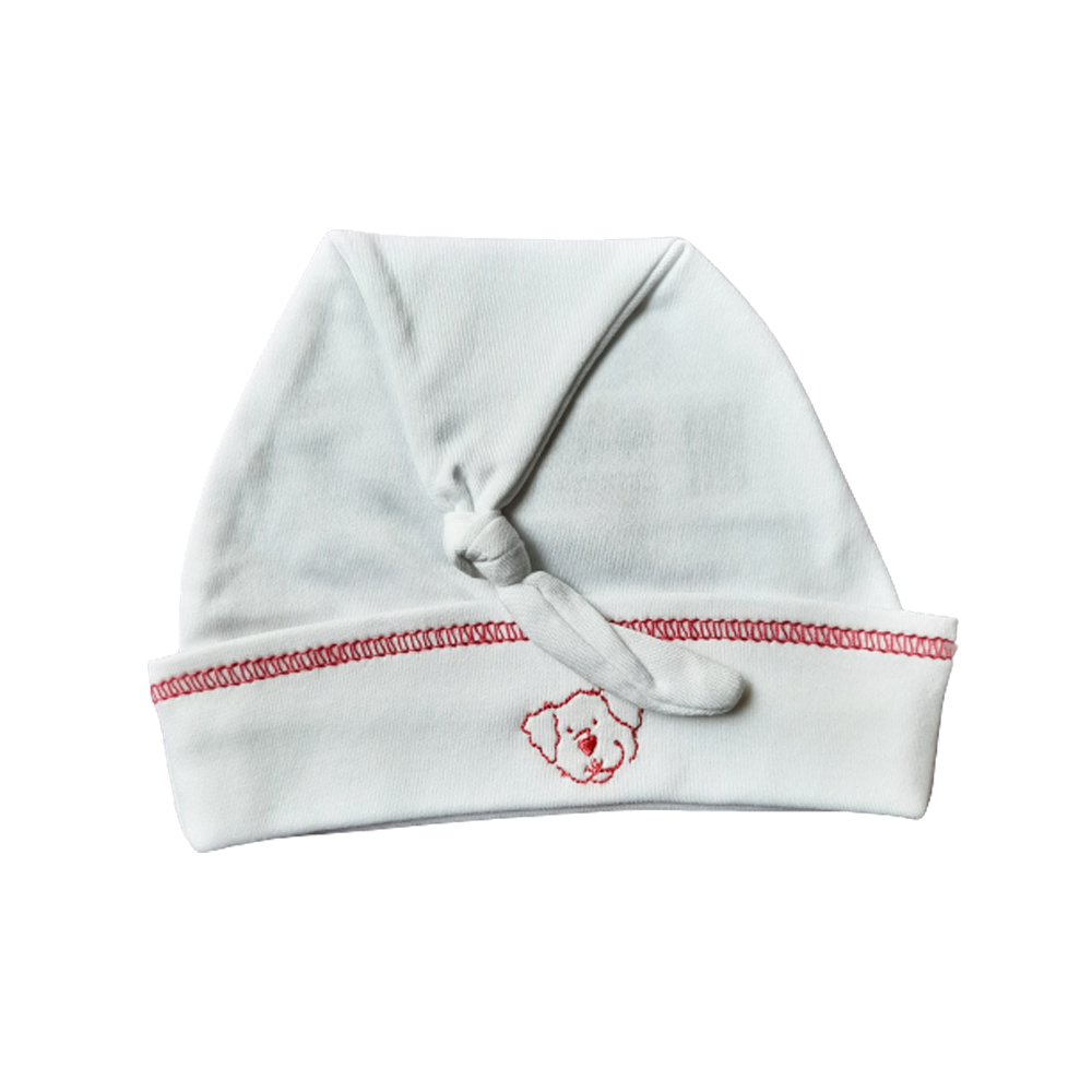 Gorro Babycottons C/nudo Wintertime Bord Rosa