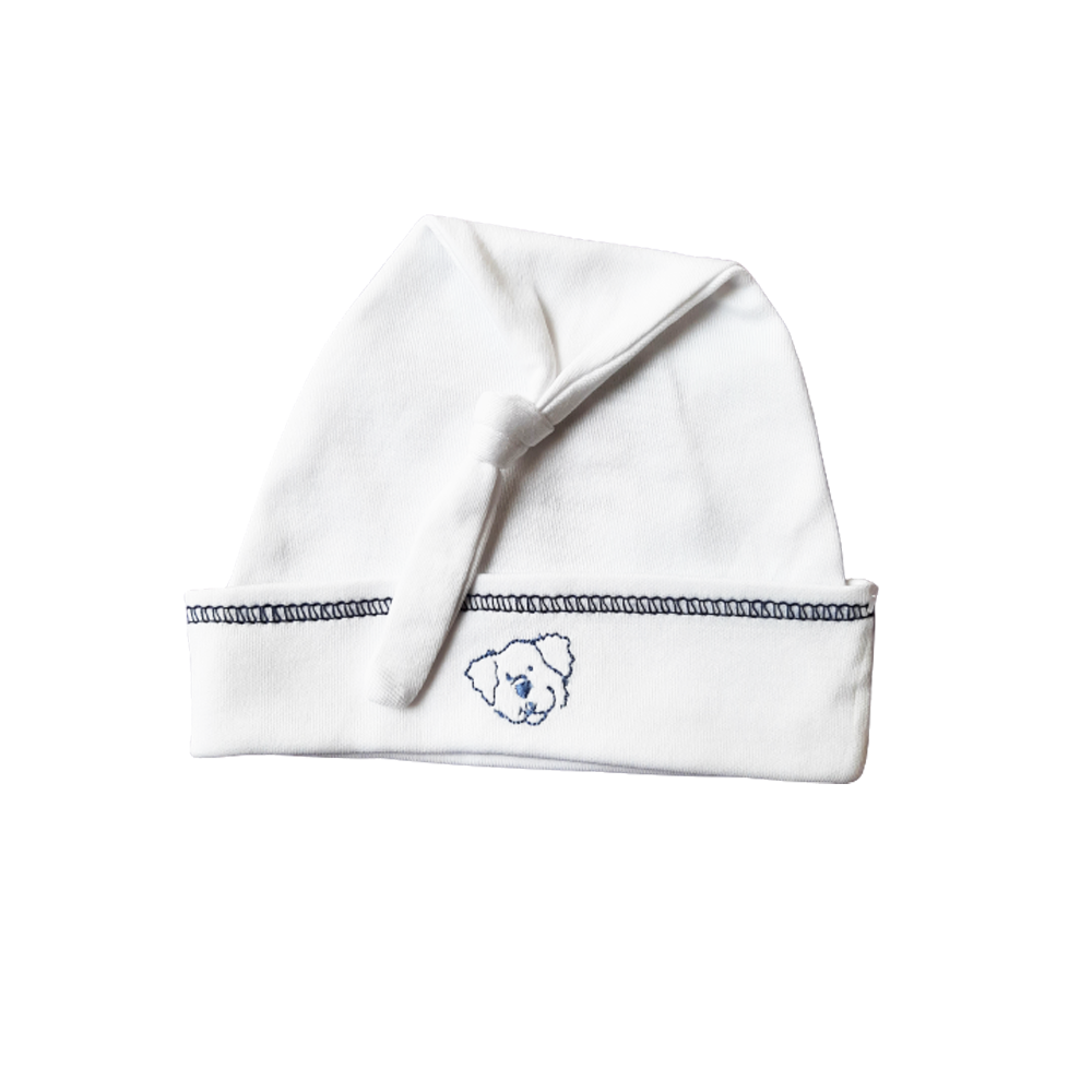 Gorro Babycottons C/nudo Wintertime Bord Azul