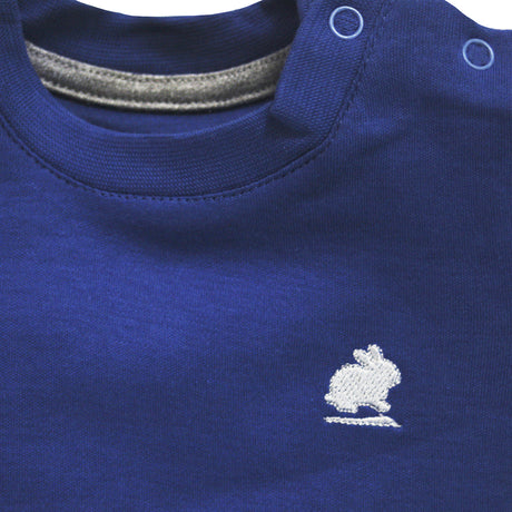 Body Babycottons T-shirt ML Pima Azul Paris
