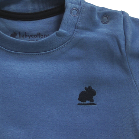 Body Babycottons T-Shirt ML Pima Colors Celeste