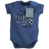 Body Babycottons T-Shirt Mc Regatta C/Est. Azulino