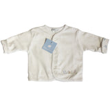 Cardigan Babycottons Rever S/Capucha Estampado