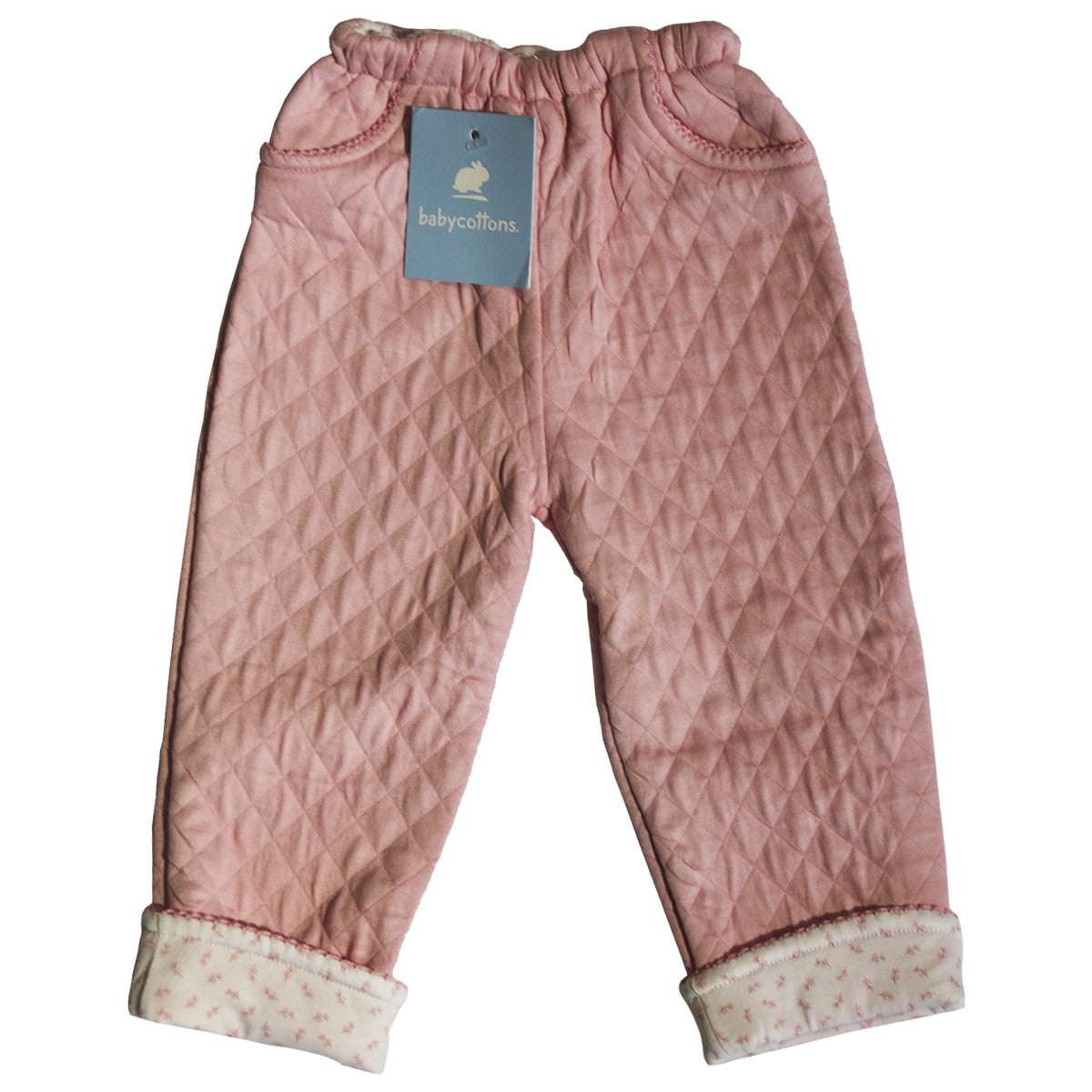 Pantalon Babycottons Reversible Polar  Rosa