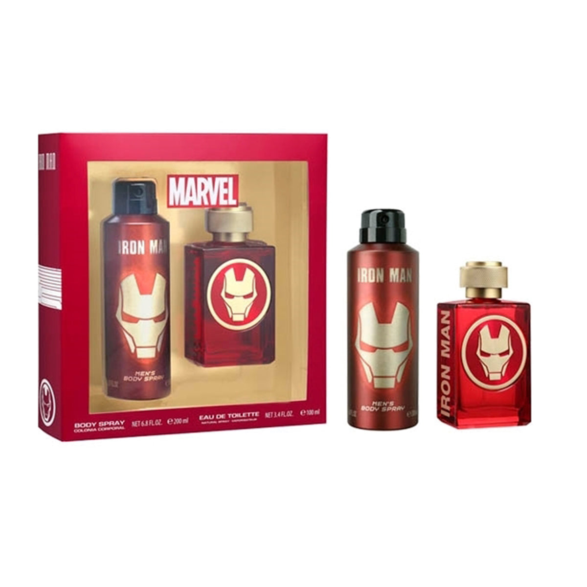 Iron Man Estuche 100ml+ body spray Hombre Marvel