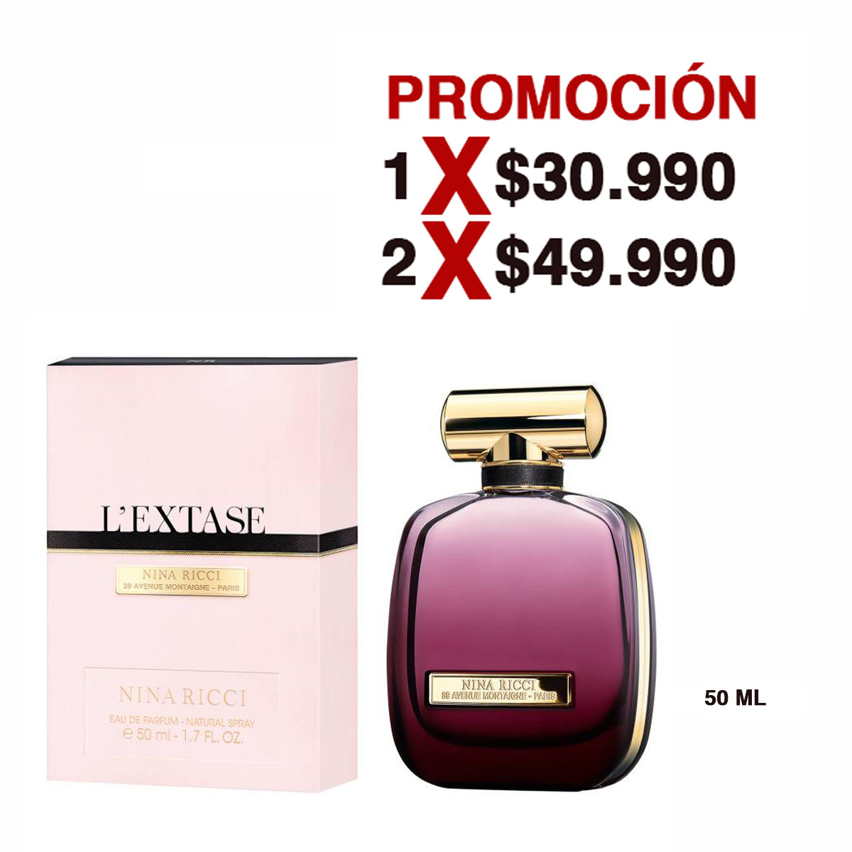 Nina Ricci L´Extase Edp 50Ml Mujer